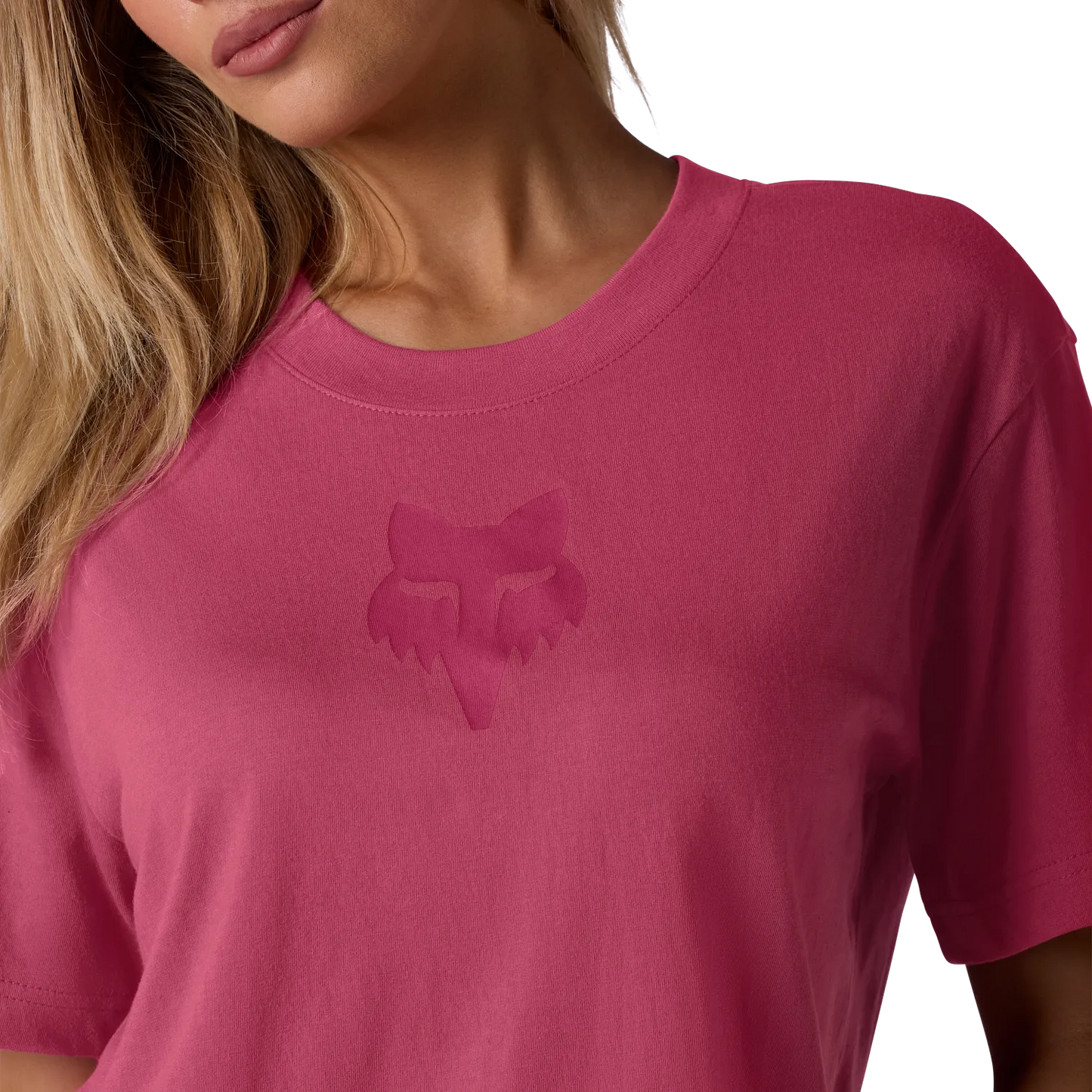 FOX HEAD Korte mouwen Berry Roze T-shirt voor dames