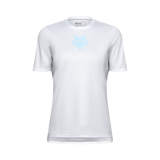 Maillot FOX RANGER HEAD Femme Manches Courtes Bleu Pâle 2025