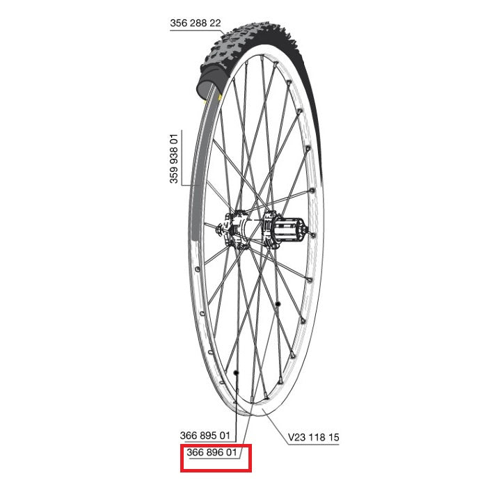 SET 12 ACHTERSPAKEN MAVIC CROSSROC/CROSSRIDE UST/CROSSMAX ELITE/XA ELITE 29" KSYRIUM UST D/AKSIUM NUST D 293MM