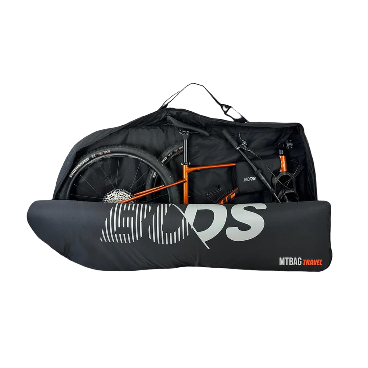 Fietshoes BUDS MTBAG TRAVEL 2025 (Speciaal Vliegtuig) Zwart