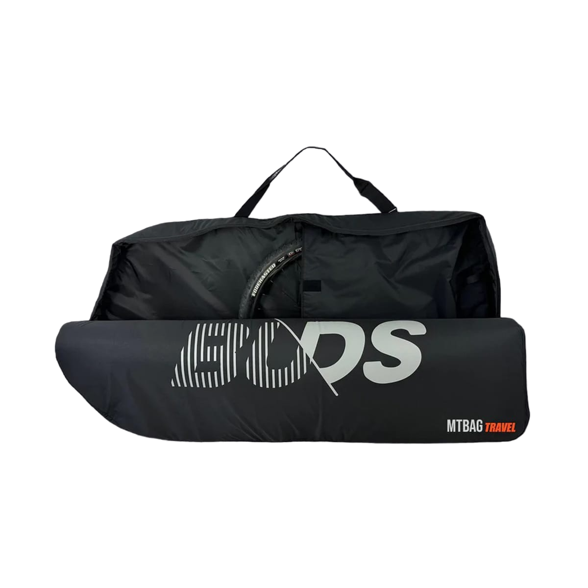 Fietshoes BUDS MTBAG TRAVEL 2025 (Speciaal Vliegtuig) Zwart