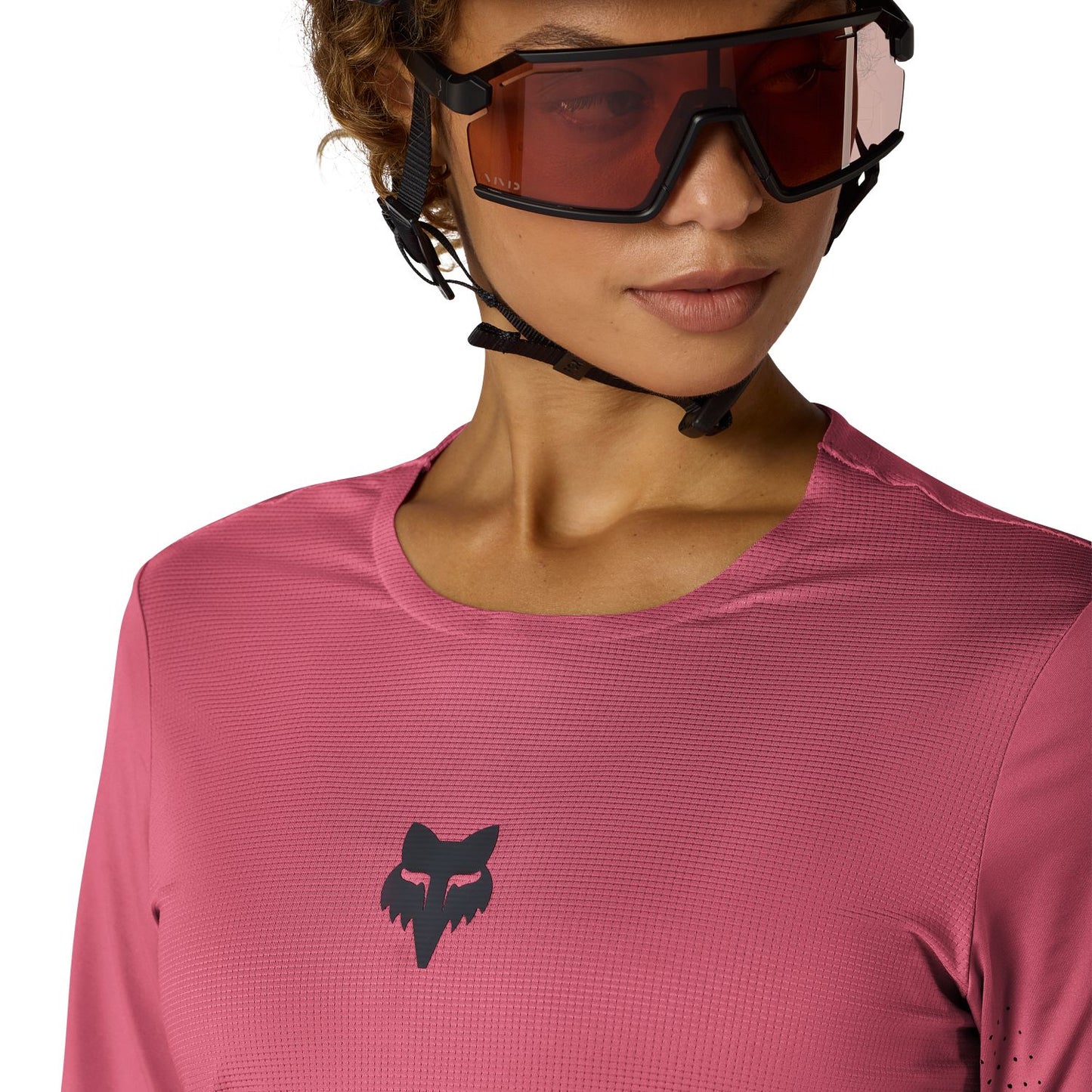 FOX FLEXAIR Jersey met korte mouwen voor dames Berry