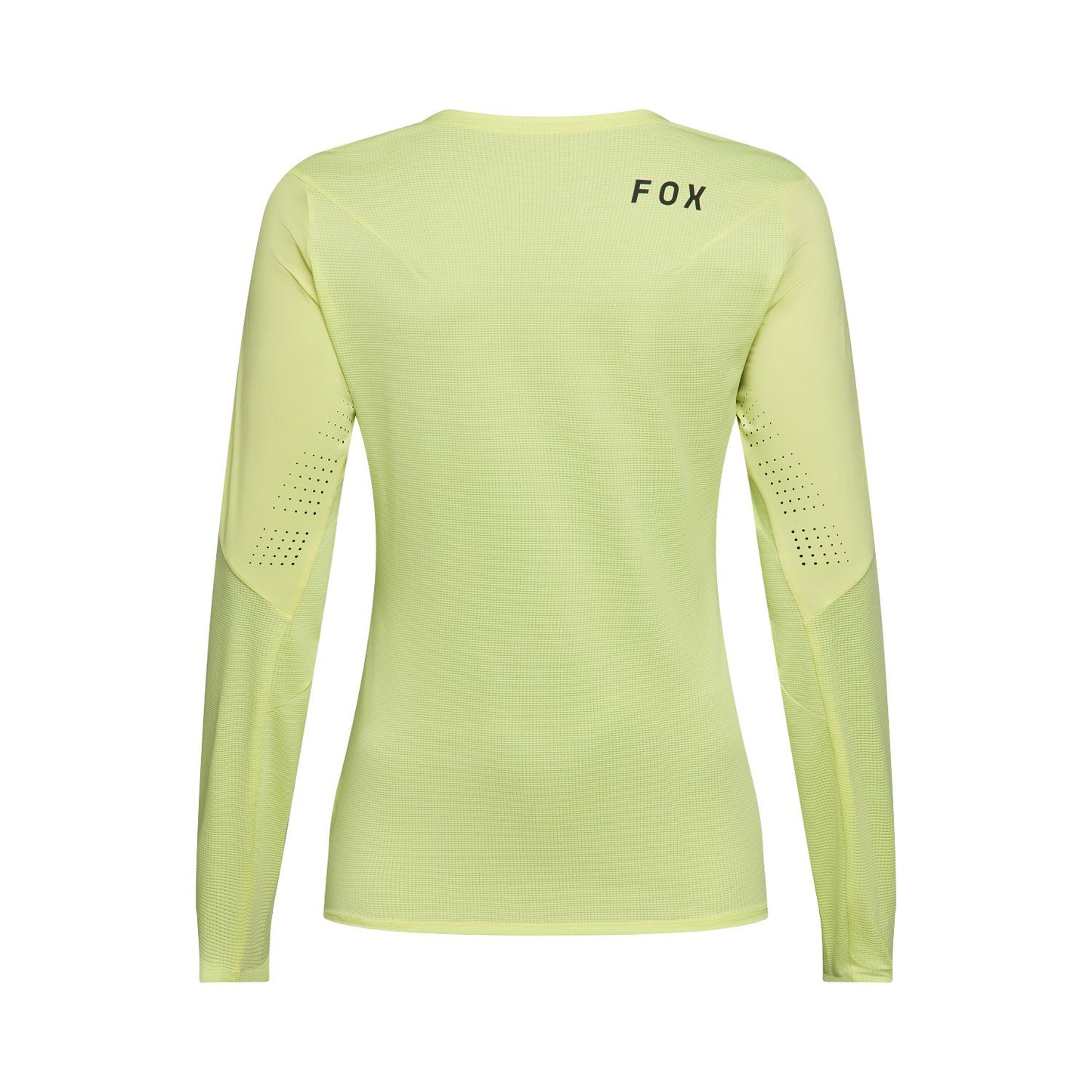 FOX FLEXAIR Dames Lange Mouw Jersey Geel Lime