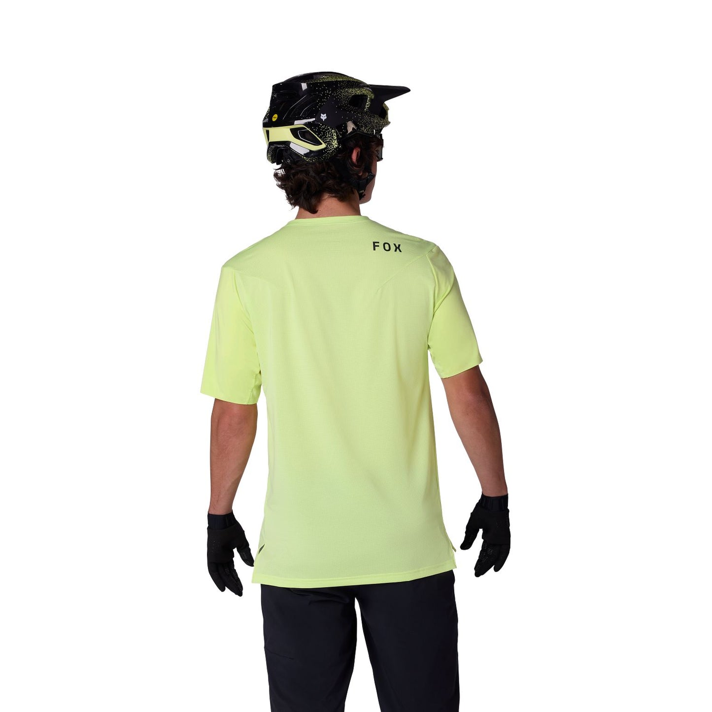 FOX FLEXAIR Korte Mouw Jersey Lime
