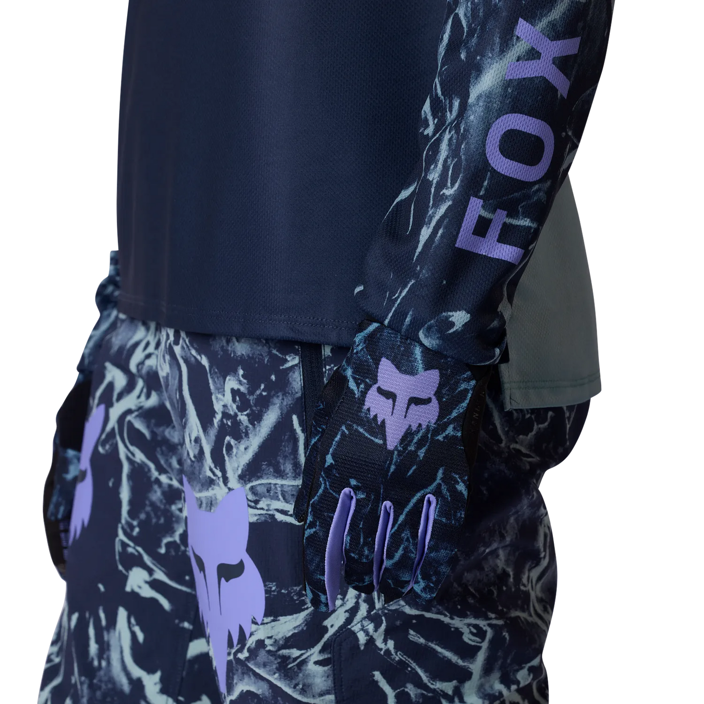 Maillot FOX RANGER IMAGE PRINT Femme Manches Longues Bleu