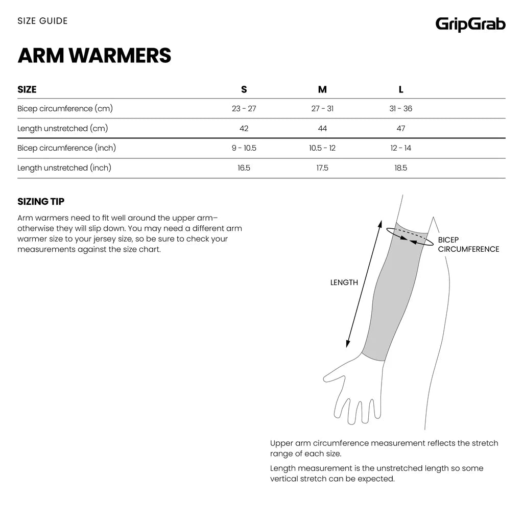 GRIPGRAB UPF 50+ UV PROTECT Mouwen Wit