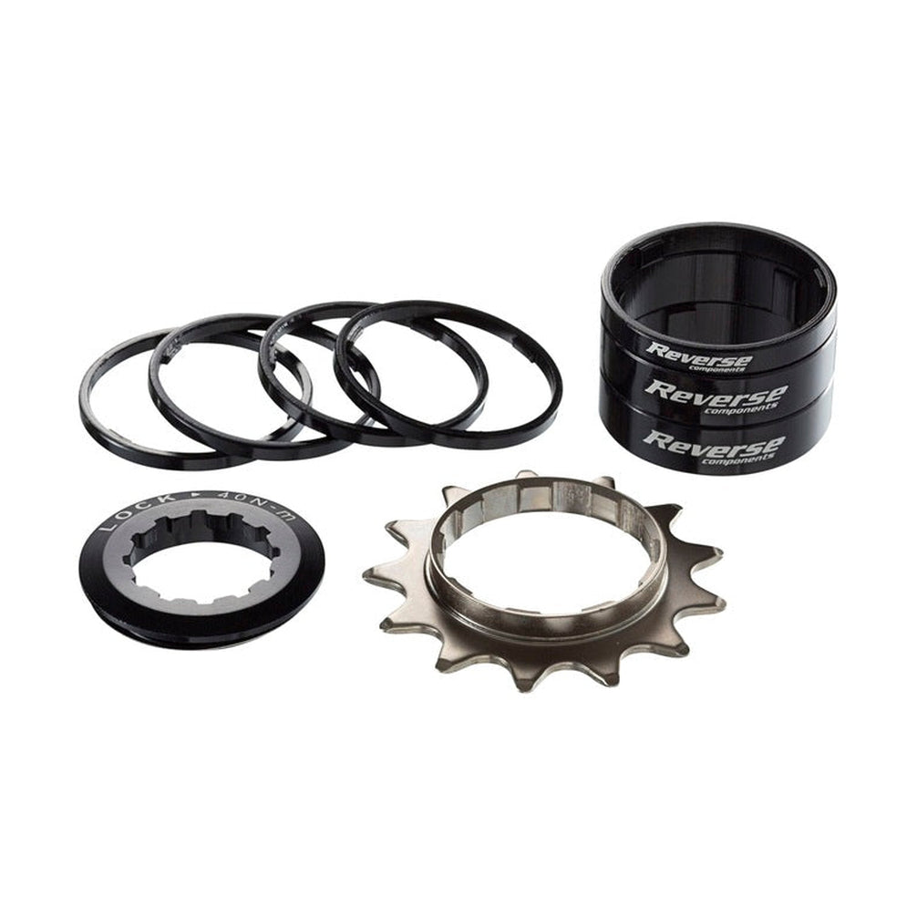 Kit Single Speed avec Pignon 13 Dents REVERSE COMPONENTS Noir