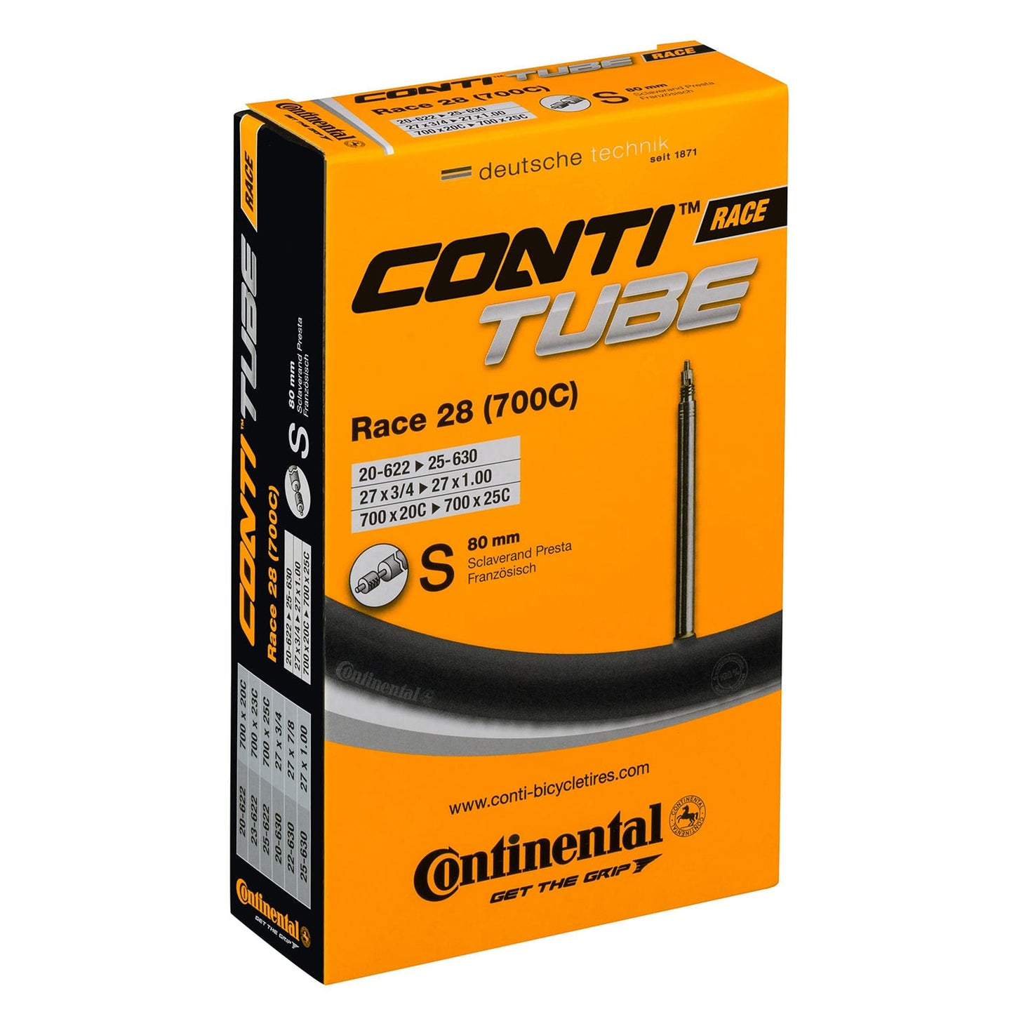 CONTINENTAL RACE binnenband 700x20/25c Presta