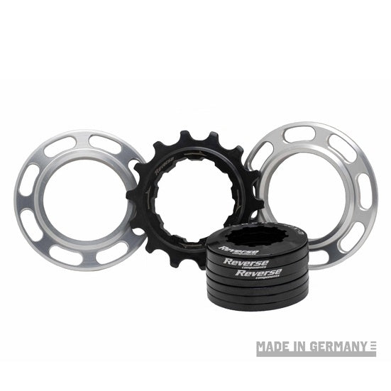 REVERSE COMPONENTS EXPERT single speed kit voor HG zilver body