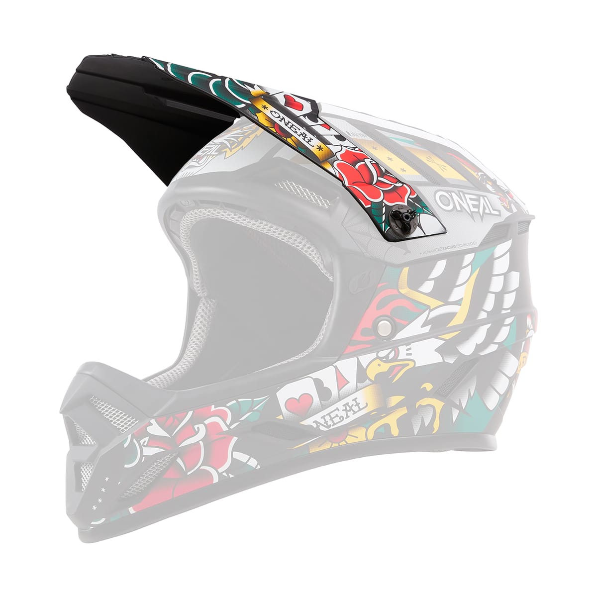 O'NEAL BACKFLIP INKED Multicolour MTB Helm