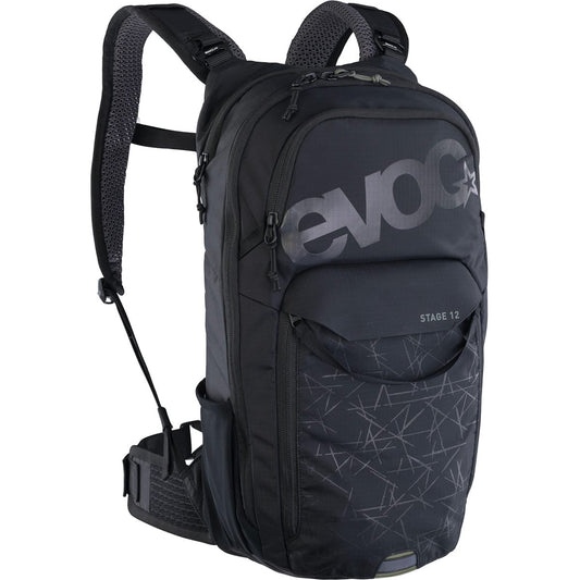 EVOC STAGE 12 L rugzak Zwart
