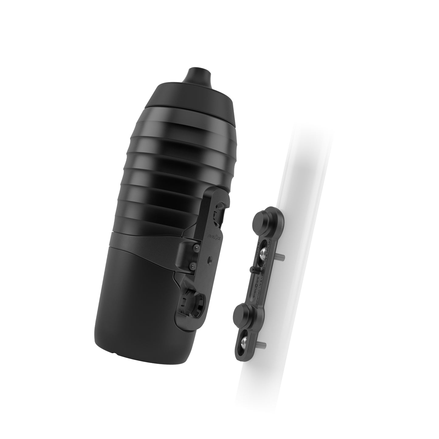 Fles- en bidonhouderset FIDLOCK TWIST X KEEGO Magnetic System 600 ml Zwart