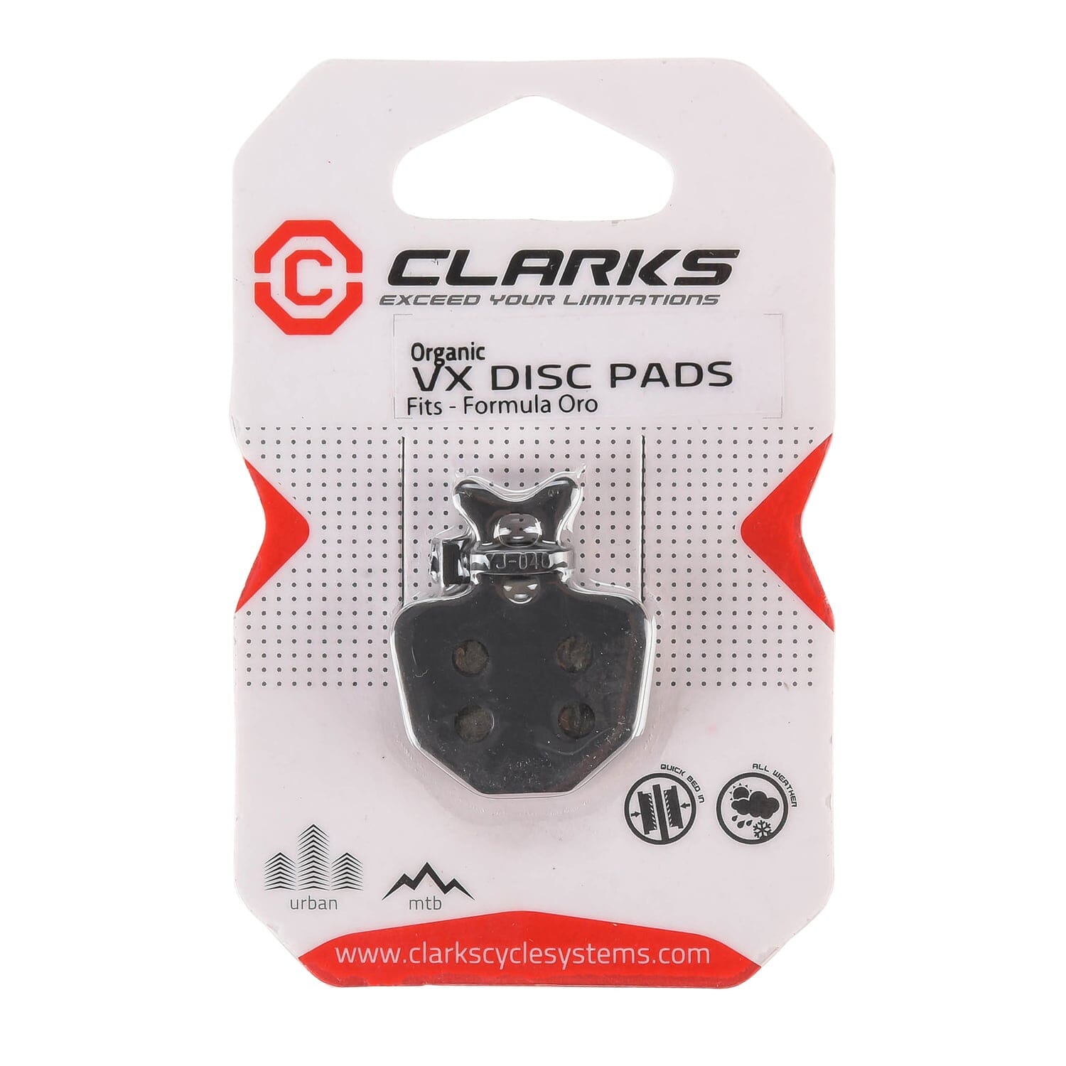 Plaquettes Métalliques CLARKS VX833C Formula Or