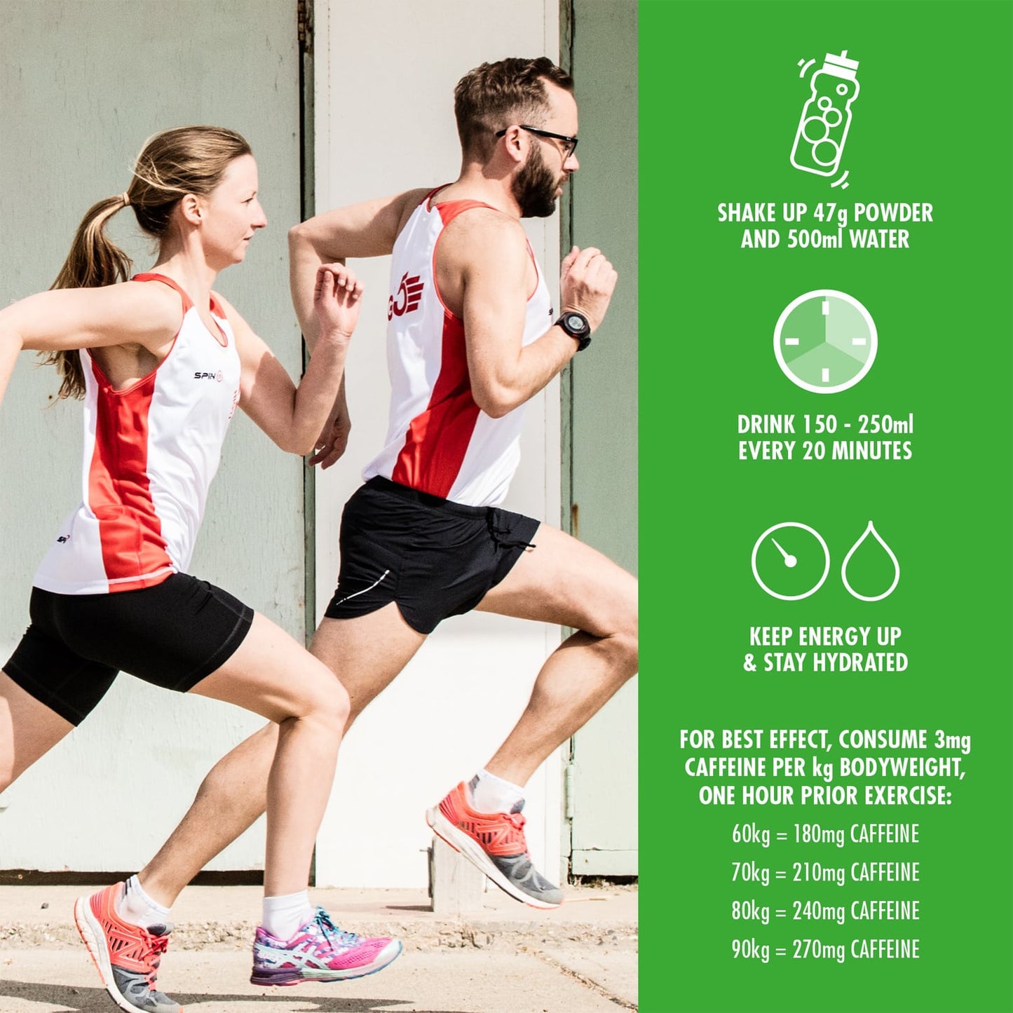 Boisson Énergétique HIGH5 ENERGY DRINK CAFFEINE HIT (1.4kg) Citron