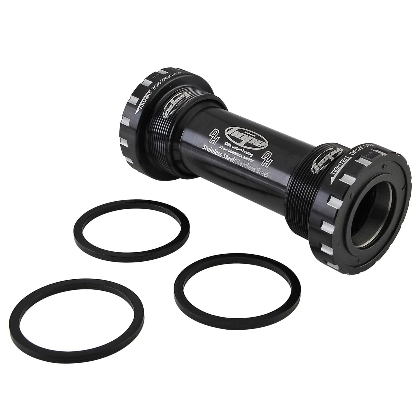 HOPE 83 mm crankstel 24 mm as #BBSSDHN Zwart