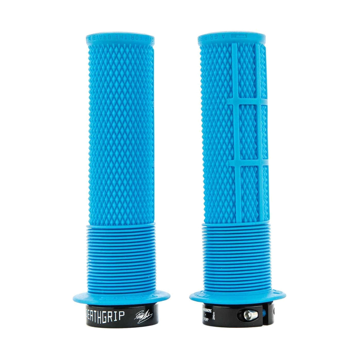 Grips DMR DEATHGRIP Flange Medium Lock-on Bleu