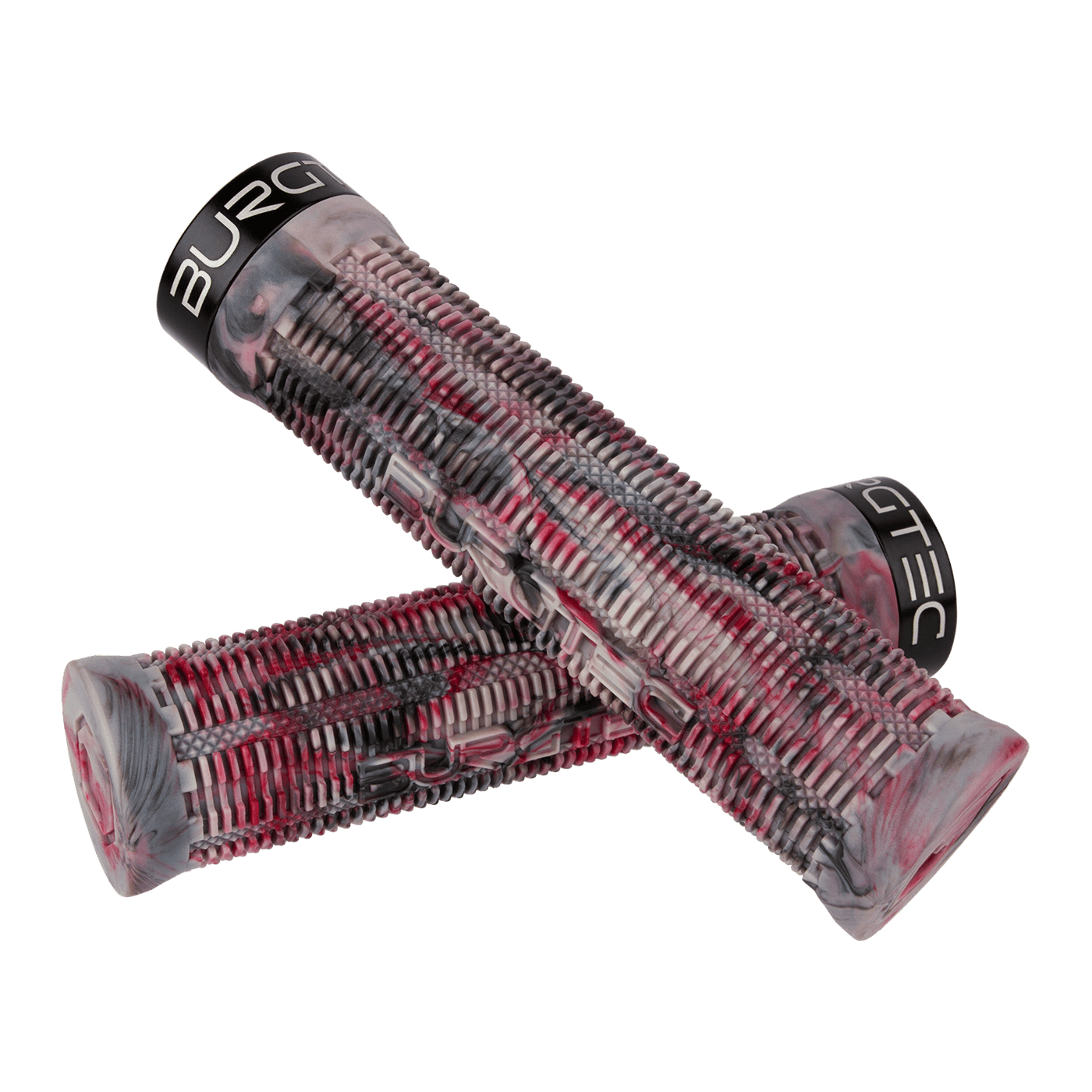 Grips BURGTEC THE BARTENDER PRO GREG MINNAAR SIGNATURE Lock-On Noir/Rouge