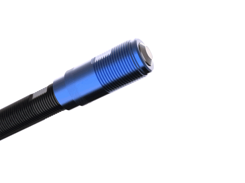 Set van 2 BBB CORE CAP ventielen met zwarte eindkappen