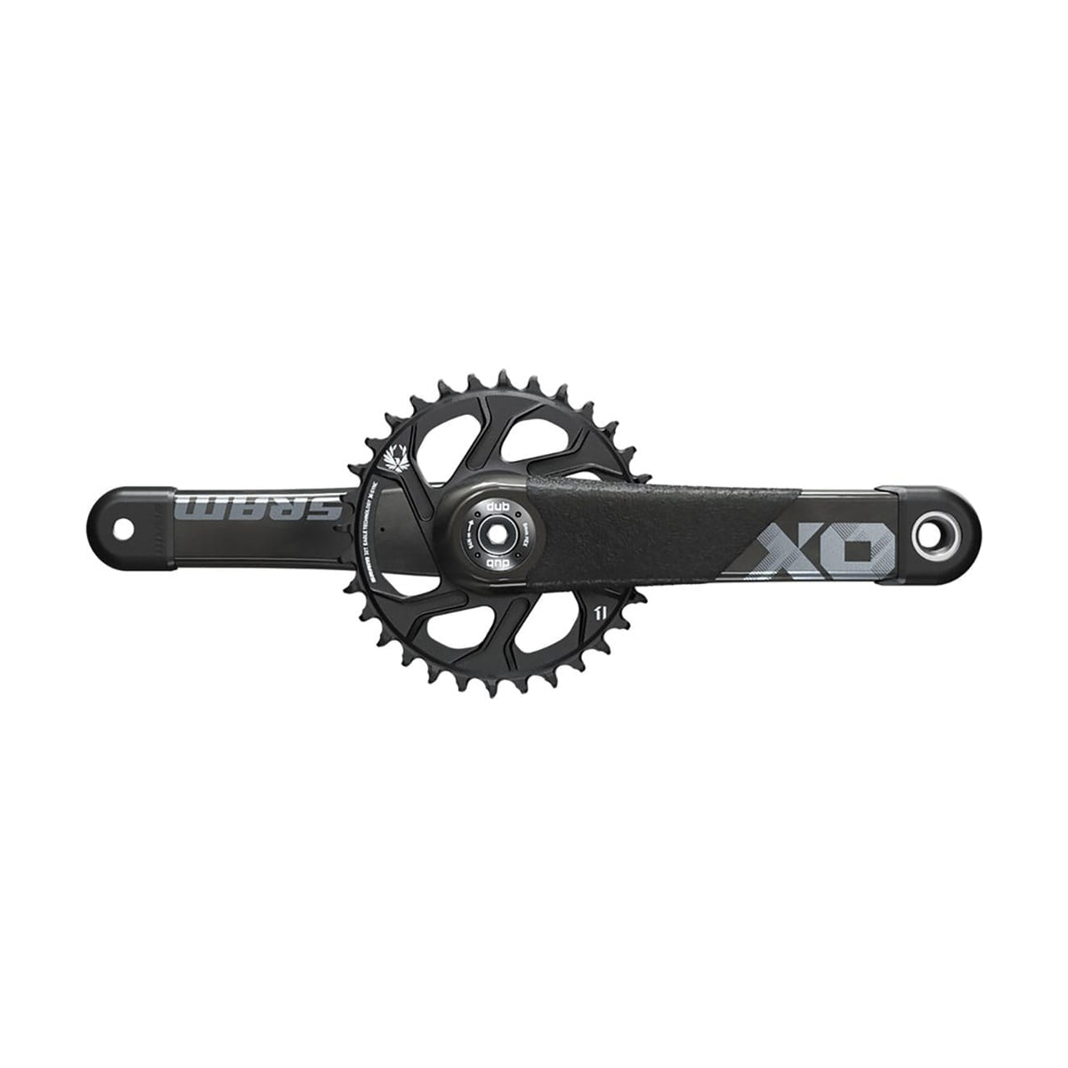 Pédalier 10/11V SRAM X01 ALL DH X-SYNC 2 DUB83 Noir Carbone