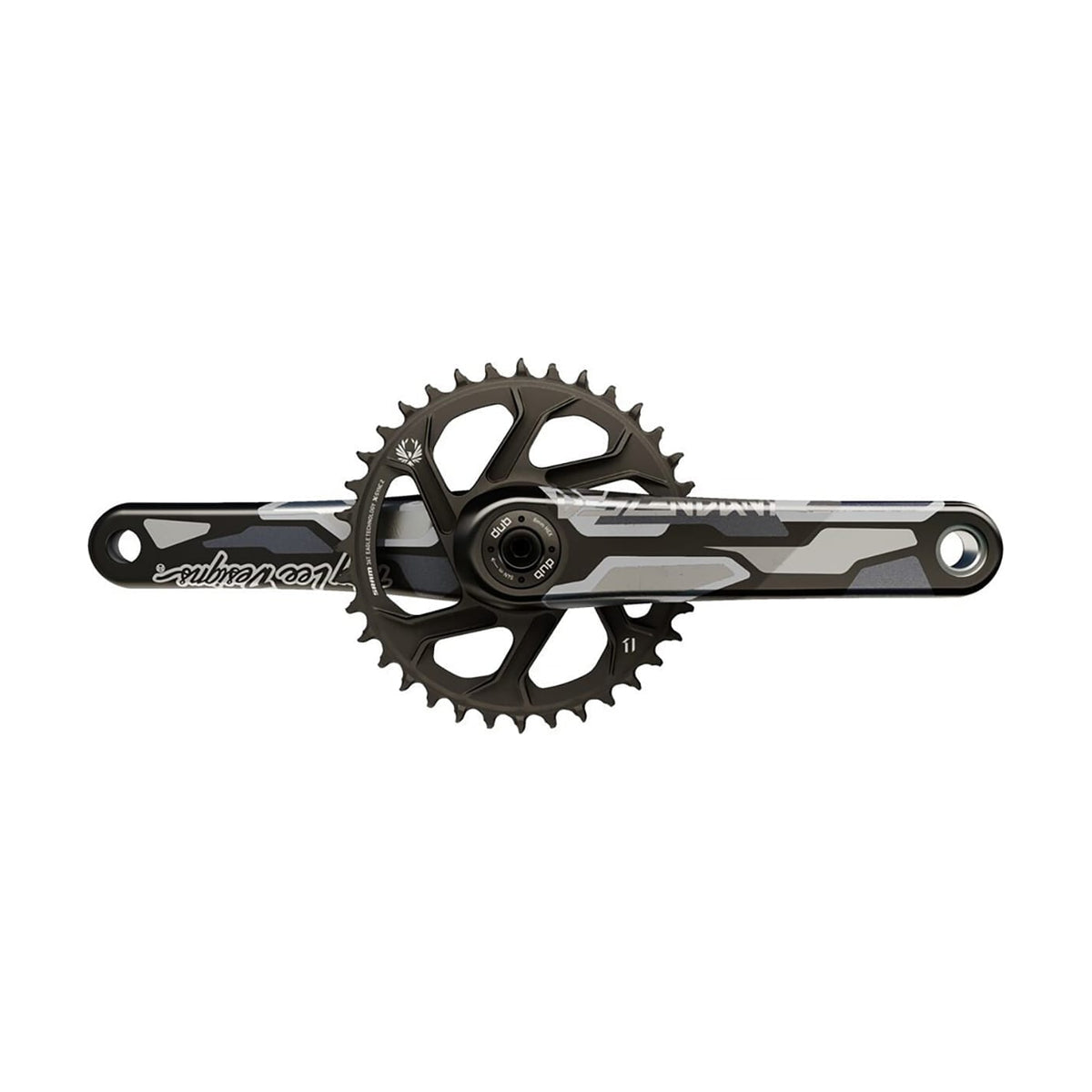 Pédalier 11/12V TRUVATIV DESCENDANT TLD EAGLE ALL DH DUB83 Noir Carbone