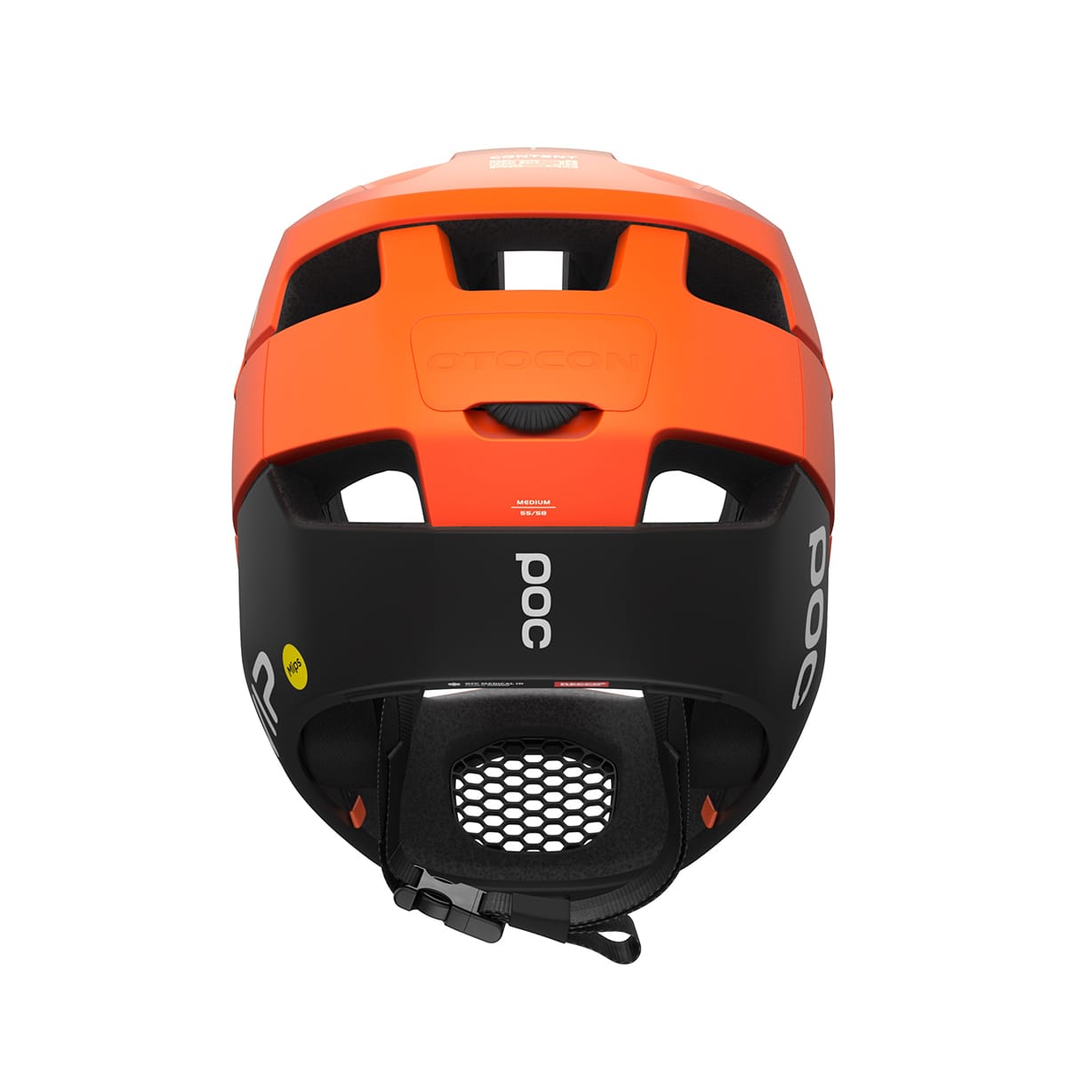 POC OTOCON RACE MIPS MTB Helm Oranje/Zwart Mat