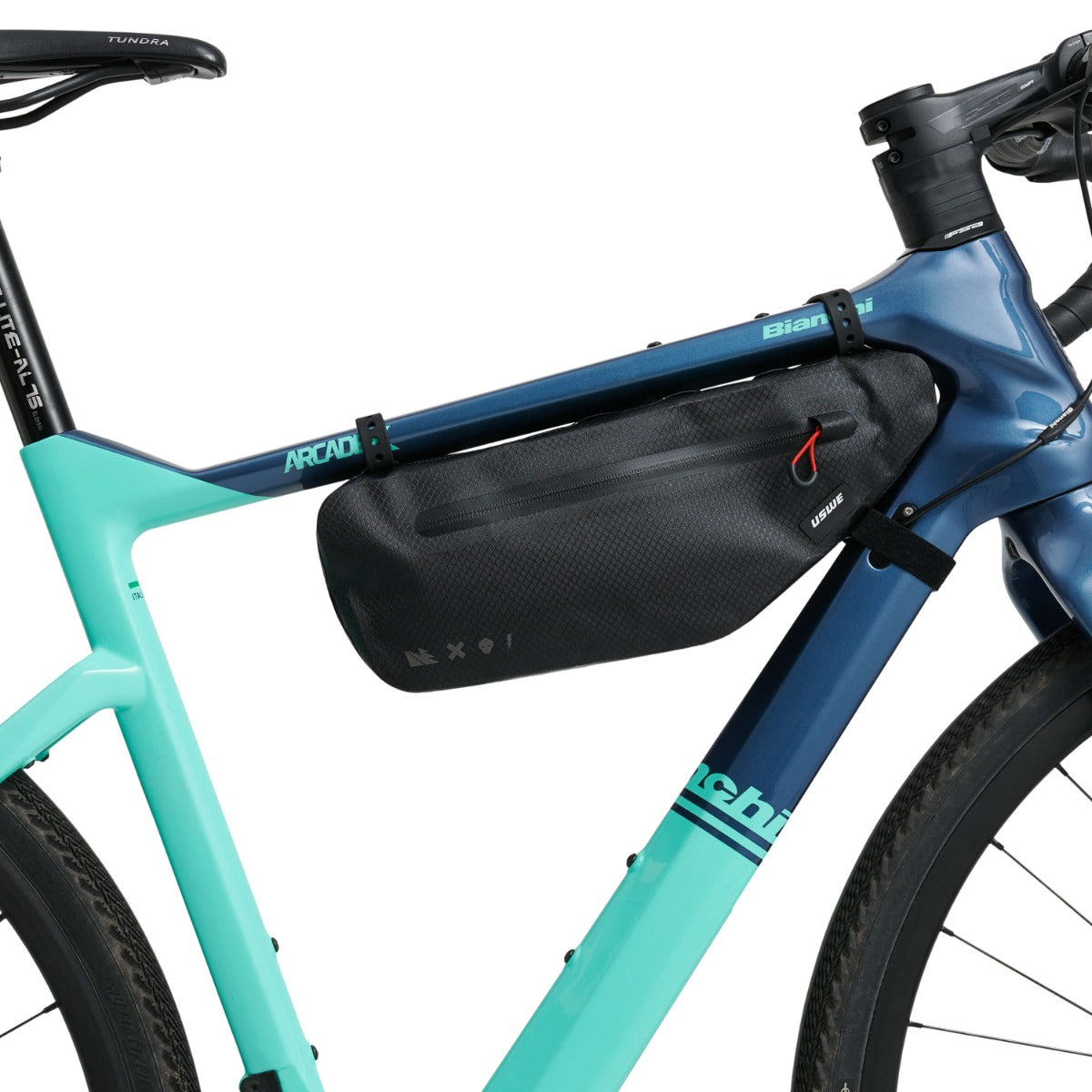 Sacoche de Cadre USWE FRAME TUBE LARGE 2.6 L Noir
