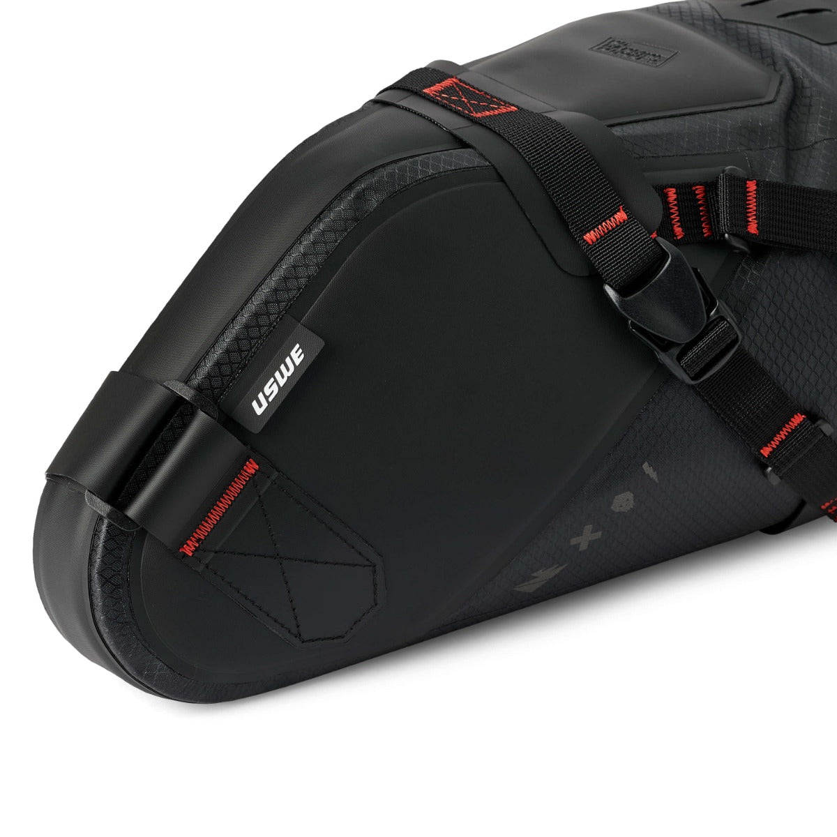 USWE ROLLTOP SADDLE BAG 9 L Zwart