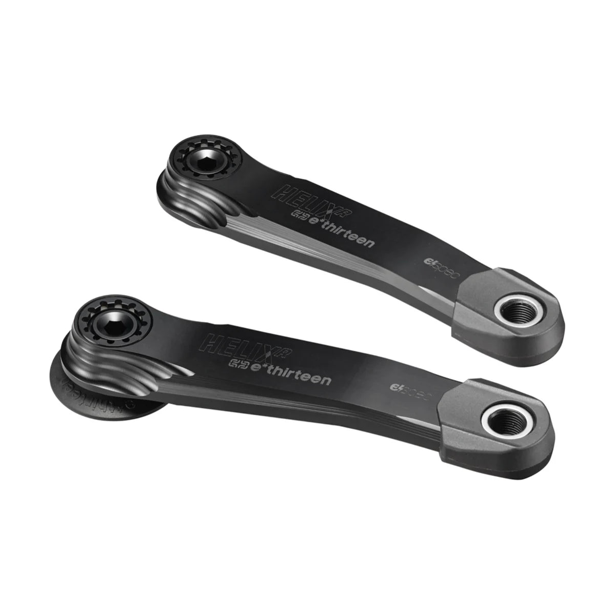 Manivelles VAE E.THIRTEEN E-SPEC HELIX RACE ALLOY pour Bosch SX / Brose S Mag / TQ HPR50 / DJI Avinox Noir