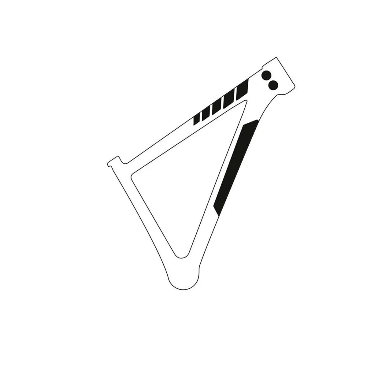 Zelfklevende framebeschermer ALL MOUNTAIN STYLE BASIC Transparant