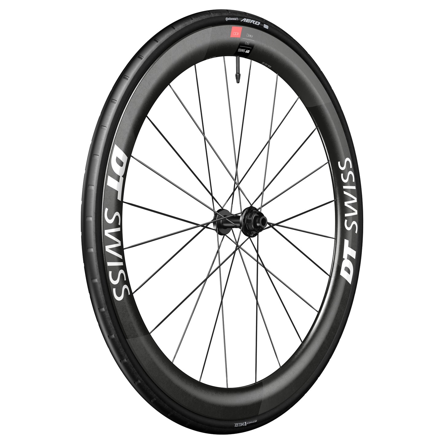 Roue Avant DT SWISS ARC 1100 DICUT WTS SPO 50 DISC Tubeless Ready (Center Lock)