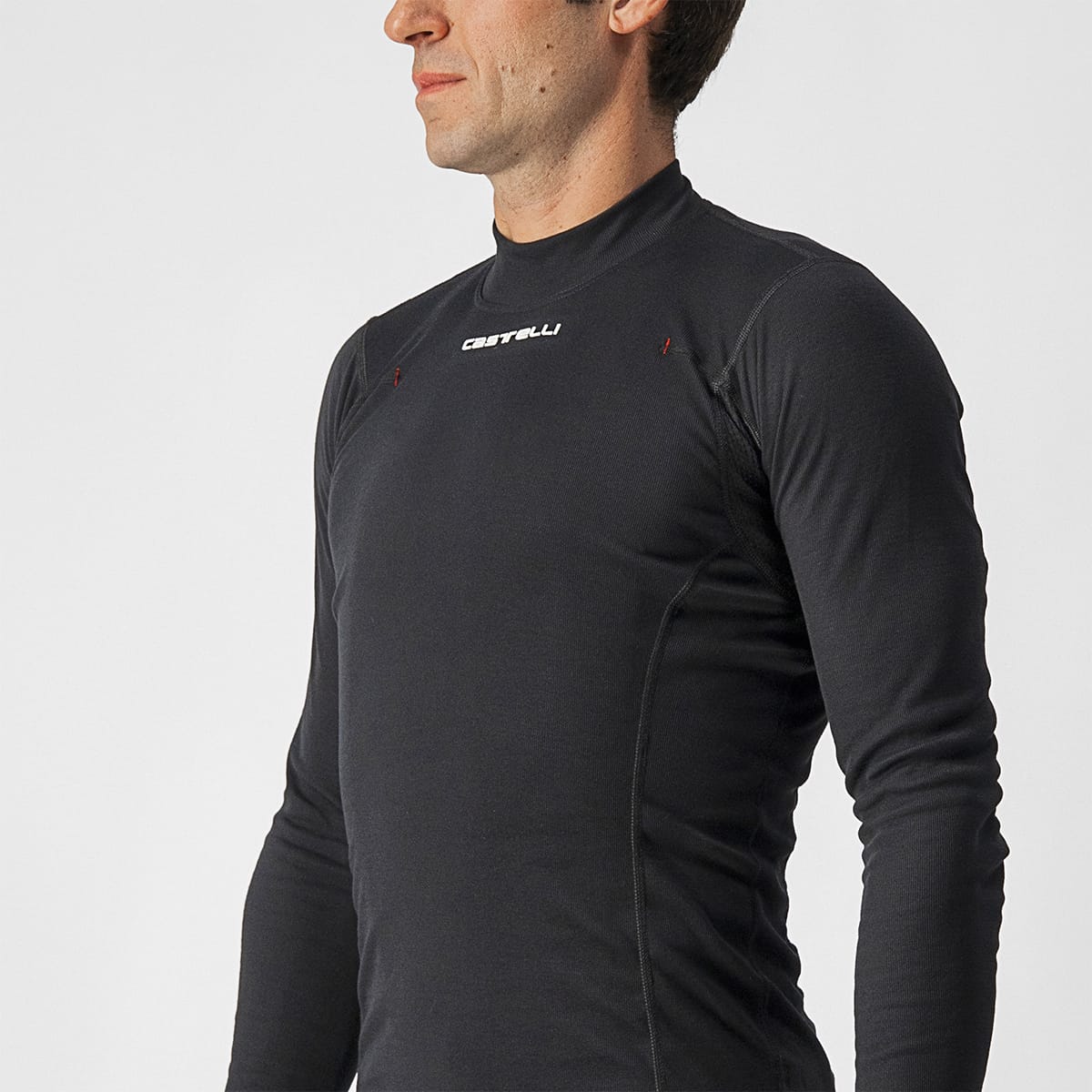 CASTELLI FLANDERS WARM Lange Mouw Ondergoed Zwart