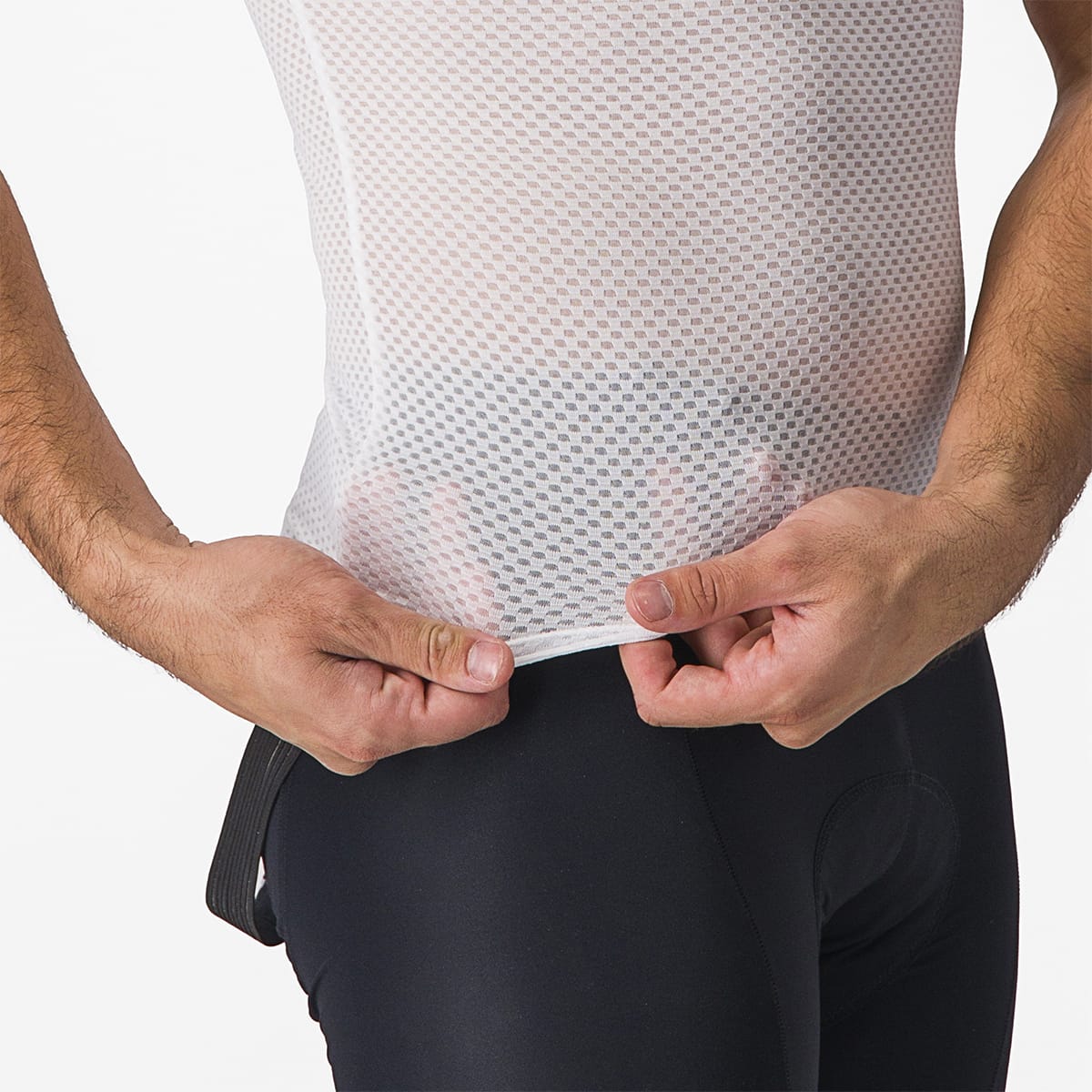 CASTELLI PRO MESH 2.0 Korte Mouw Ondergoed Wit
