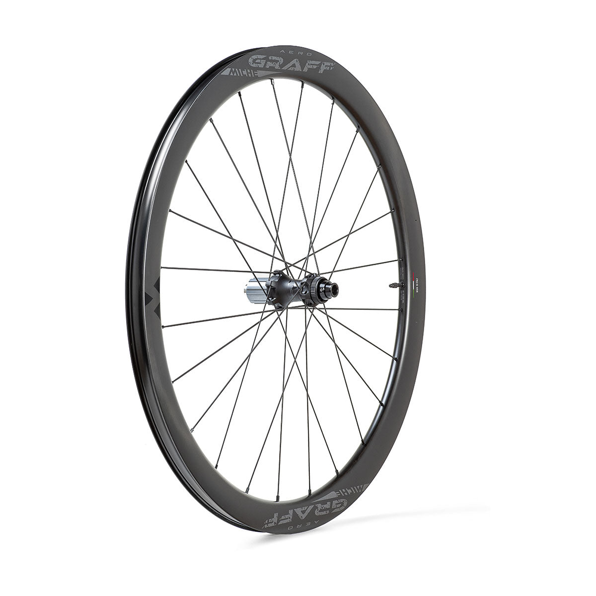 Paar MICHE GRAFF AERO DISC Tubeless Ready wielen (Center Lock)
