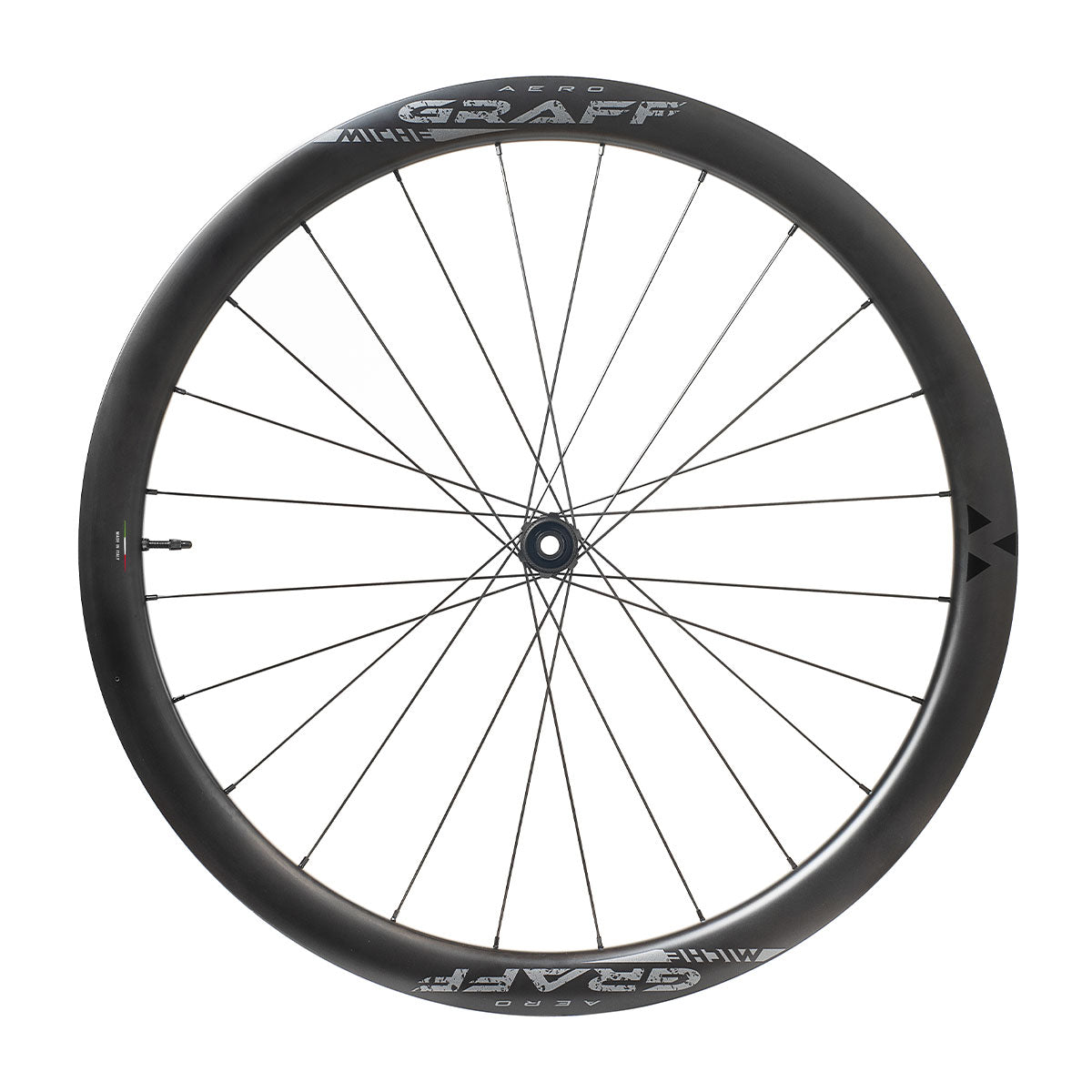 Paar MICHE GRAFF AERO DISC Tubeless Ready wielen (Center Lock)