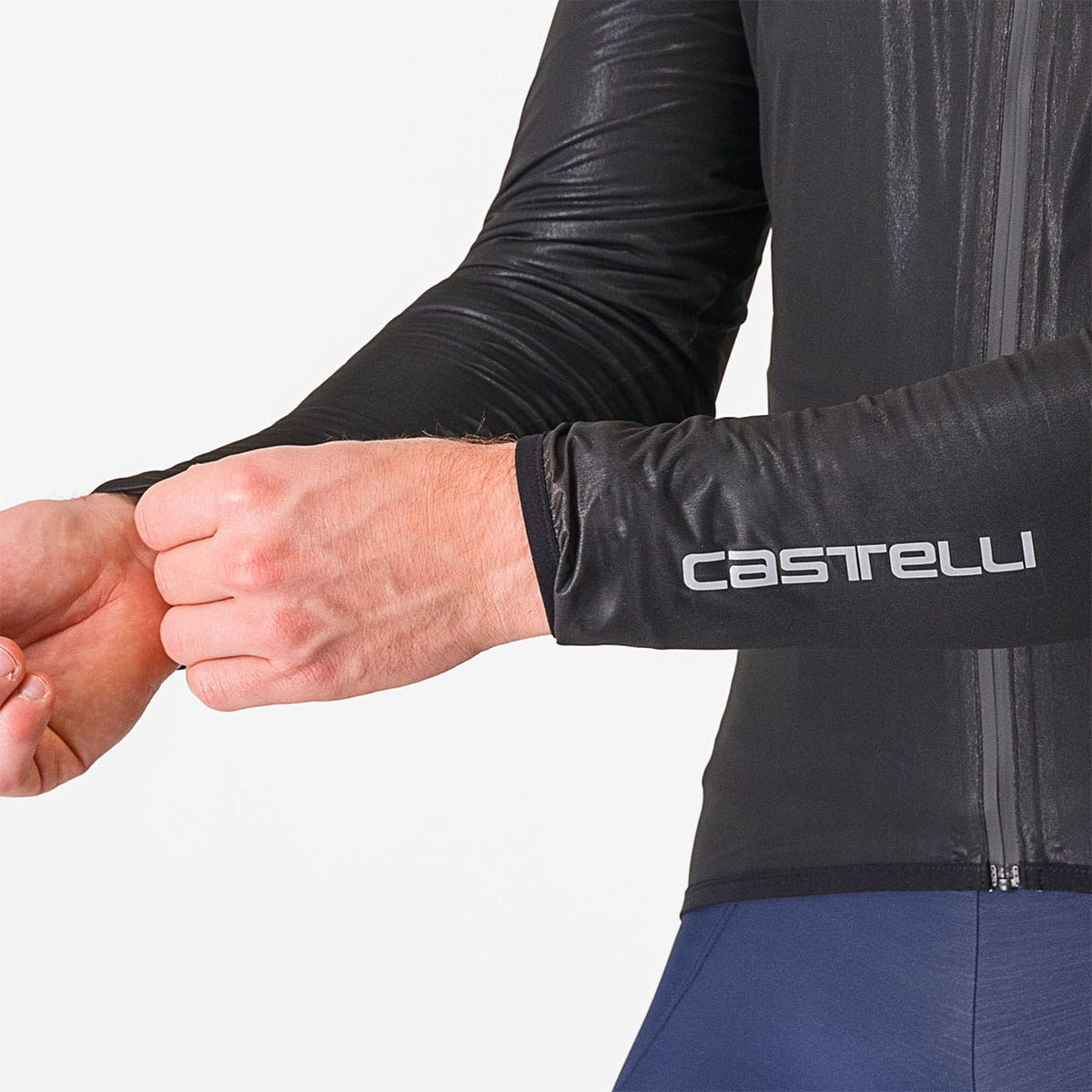 CASTELLI SQUALL SHELL Jas Zwart/Grijs