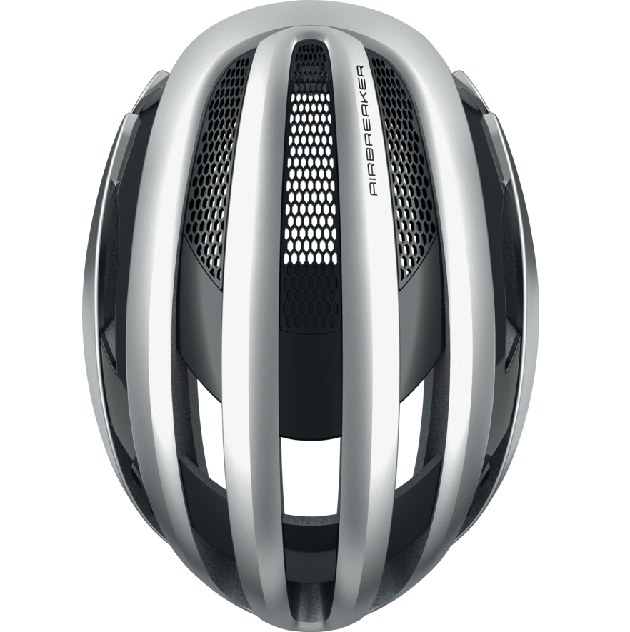 Casque Route ABUS AIRBREAKER Argent