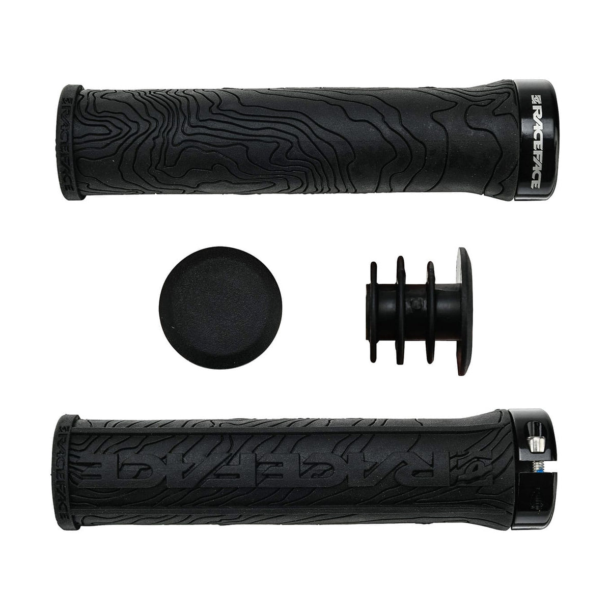 Grips RACE FACE HALF NELSON Lock-On Grijs