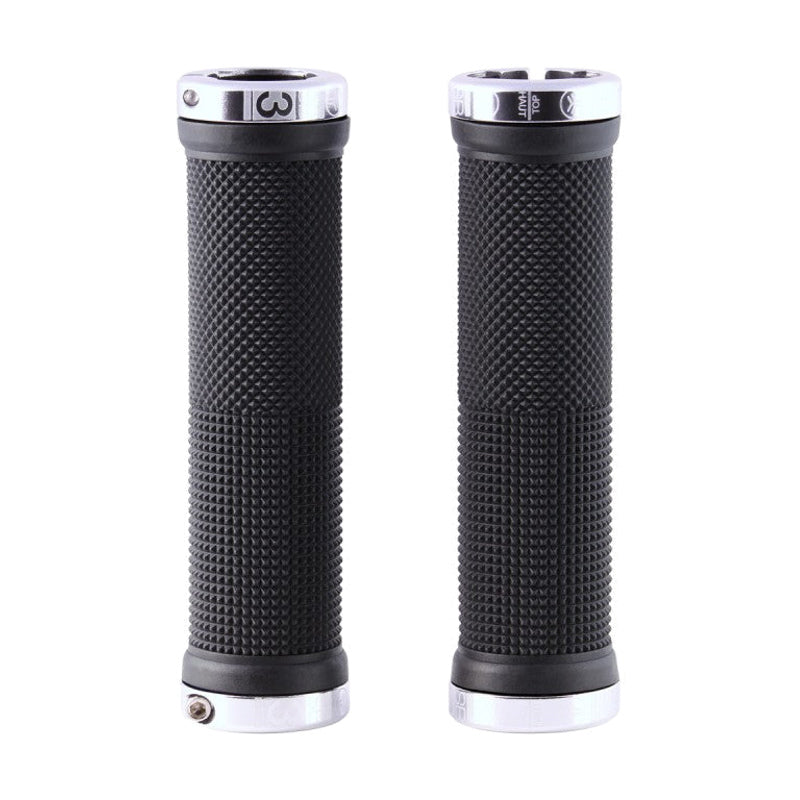 Grips SB3 KHEOPS Lock-On 129 mm Zwart/Zilver