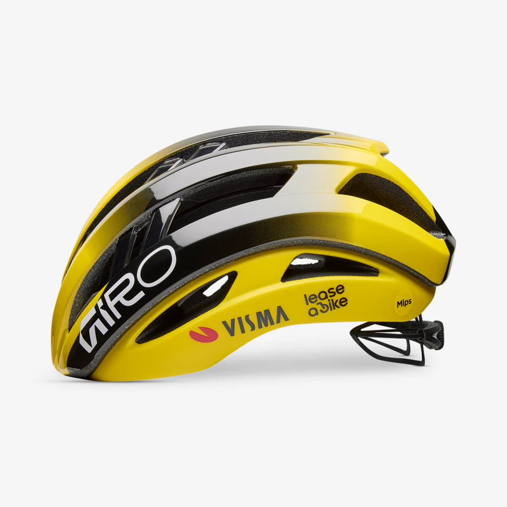 Casque Route GIRO ARIES MIPS SPHERICAL VISMA LEASE A BIKE Noir/Jaune