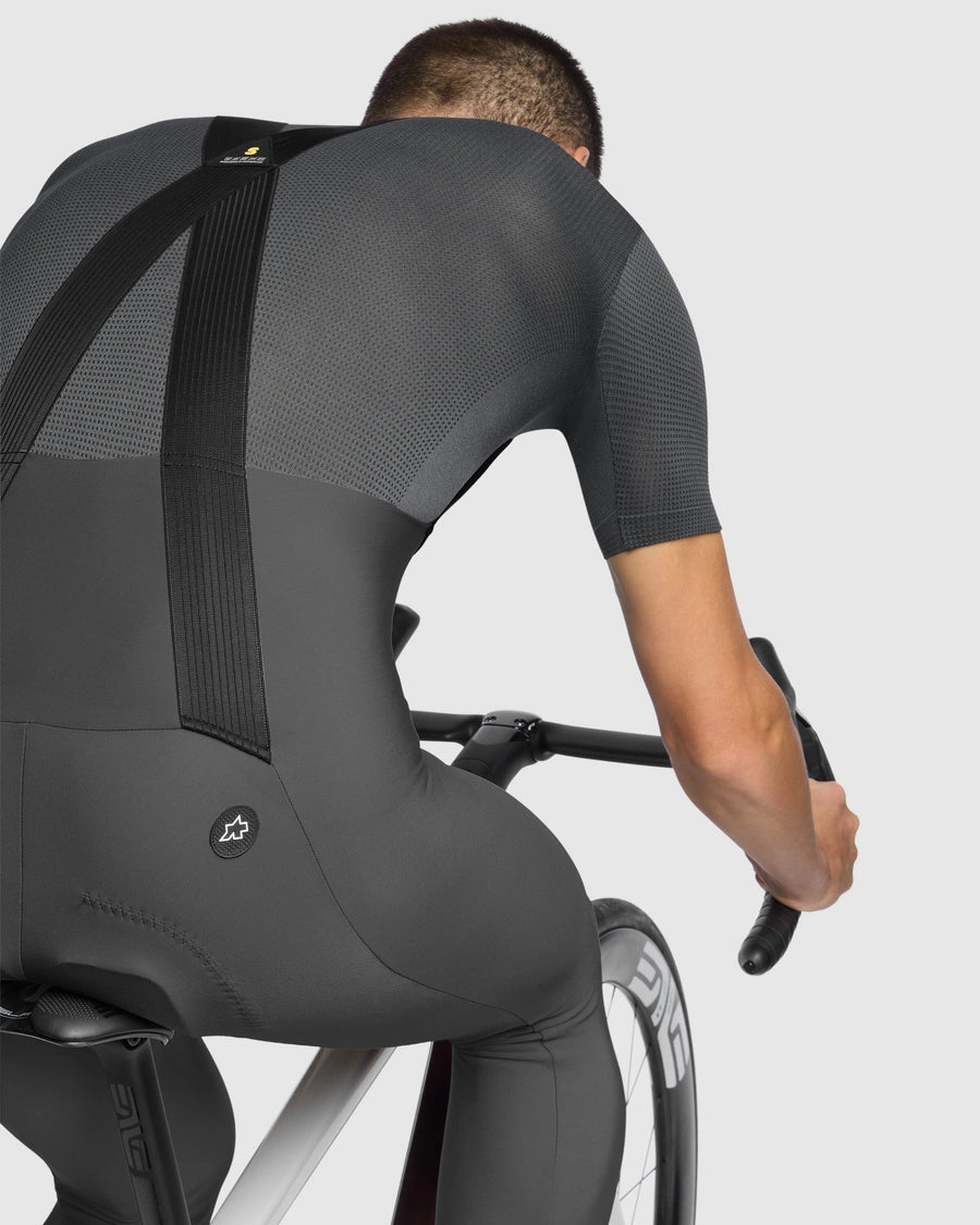Lange Bretelbroek ASSOS MILLE GT SPRING FALL S11 Grijs