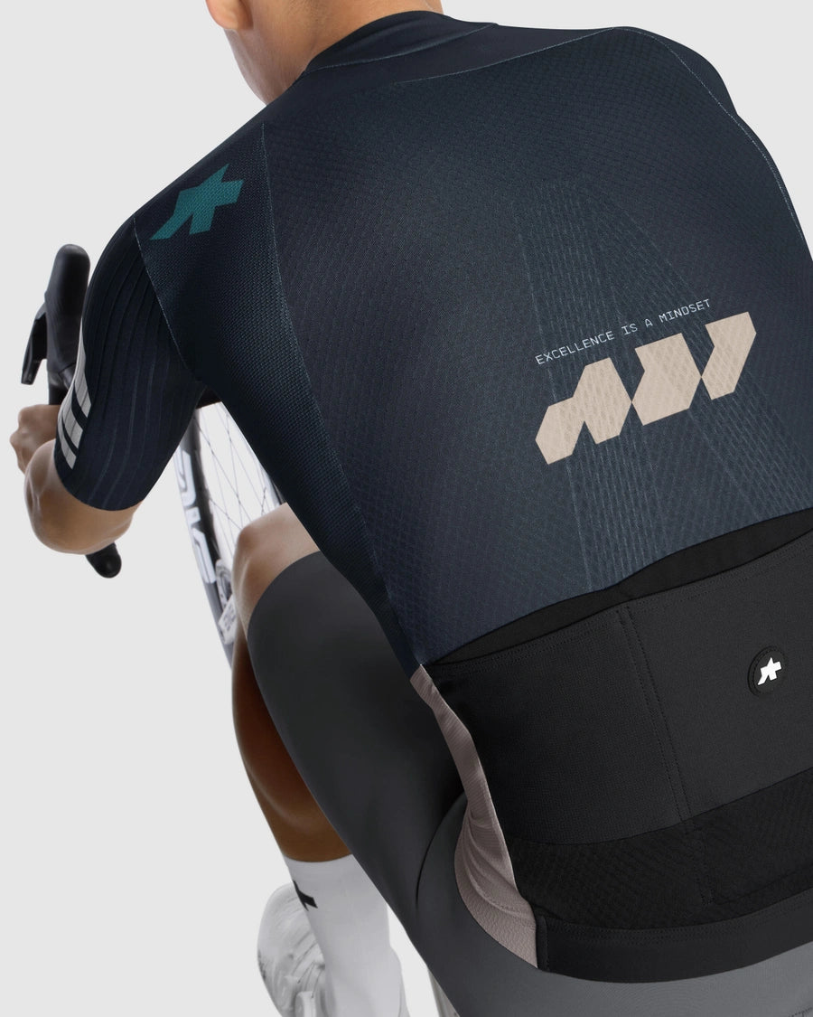 ASSOS EQUIPE RS S11 Iets te zeggen Trui met korte mouwen Blauw