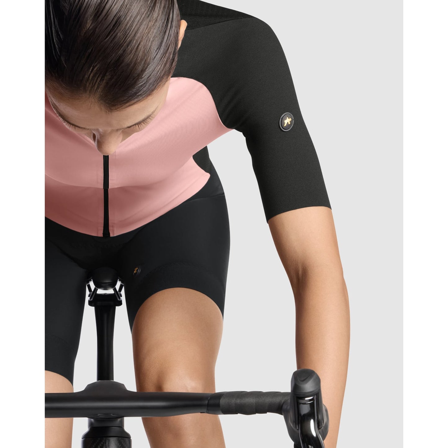 ASSOS UMA GTV C2 Damestrui met korte mouwen Roze