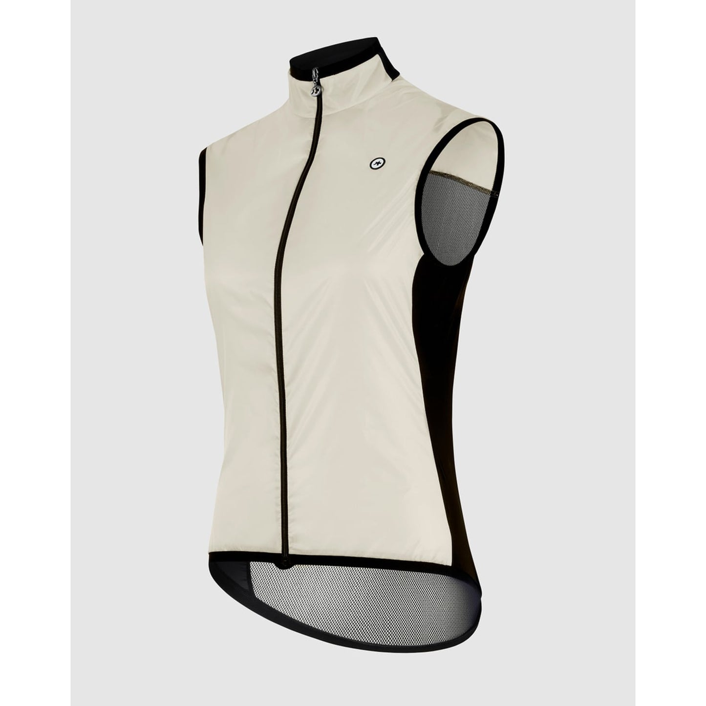ASSOS UMA GT WIND C2 Mouwloos jack voor dames in beige