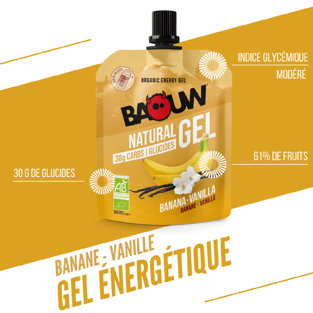 BAOUW ORGANIC Banaan-Vanille Energiegel (85g)