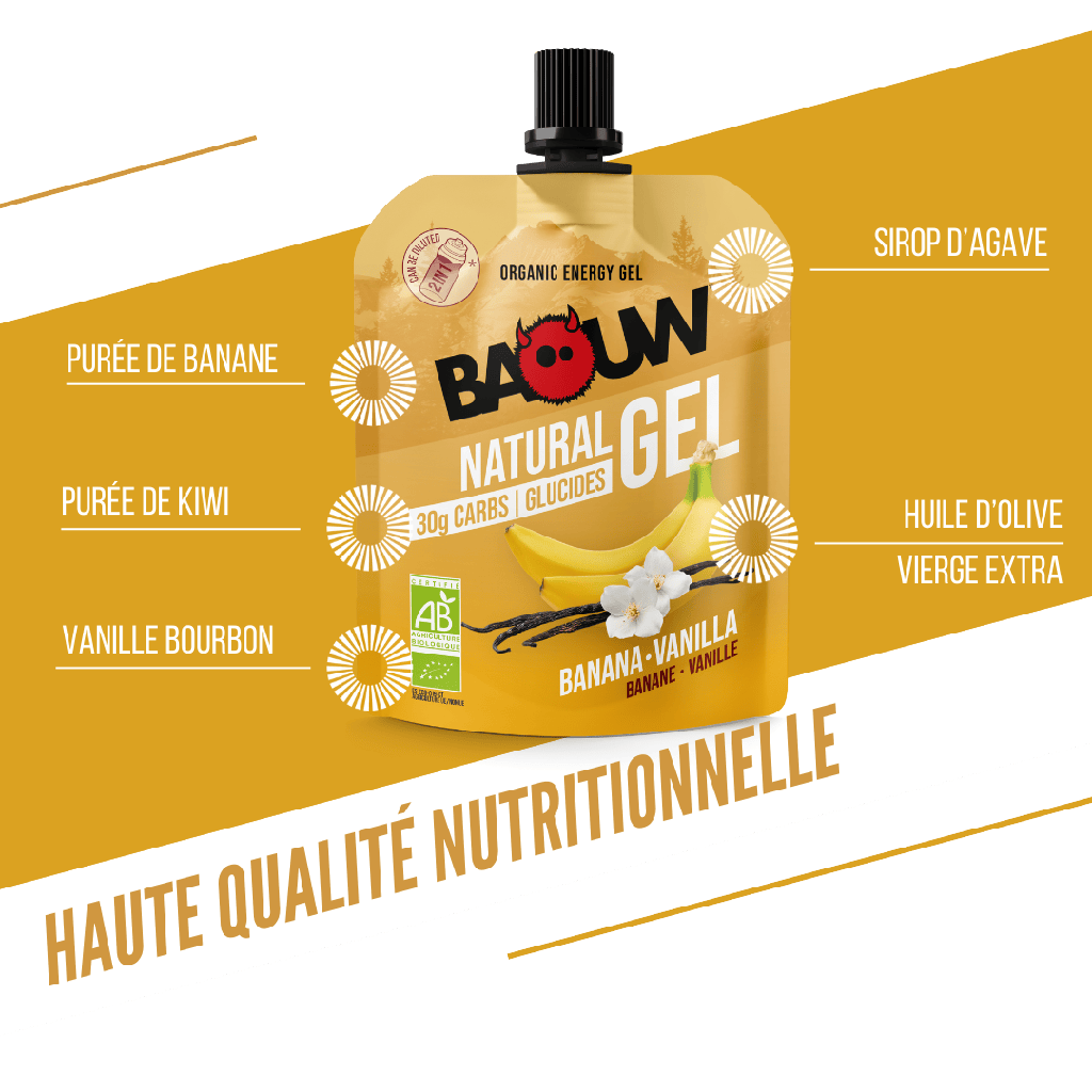 BAOUW ORGANIC Banaan-Vanille Energiegel (85g)