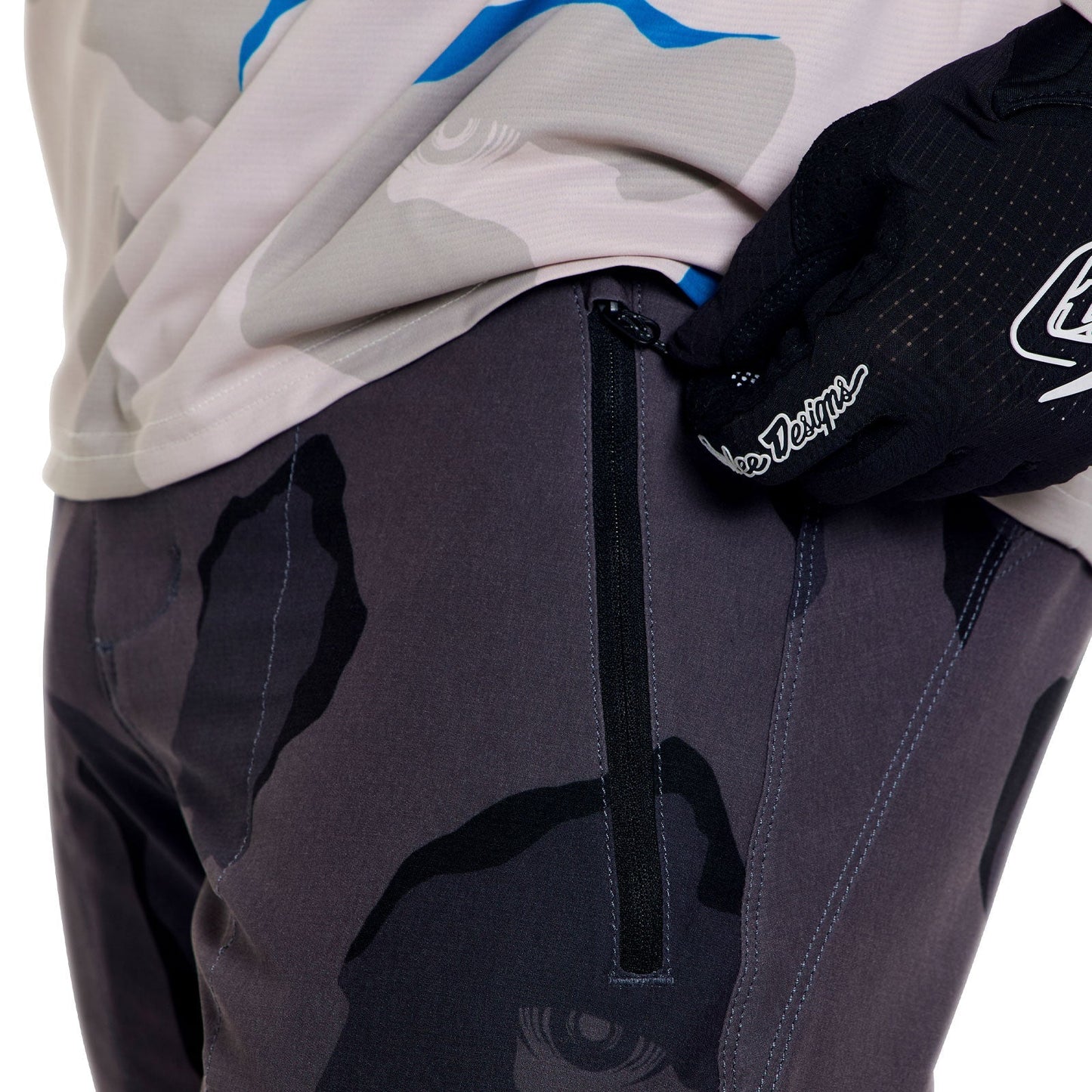TROY LEE DESINS SKYLINE PRO FLOW CAMO Carbon broek