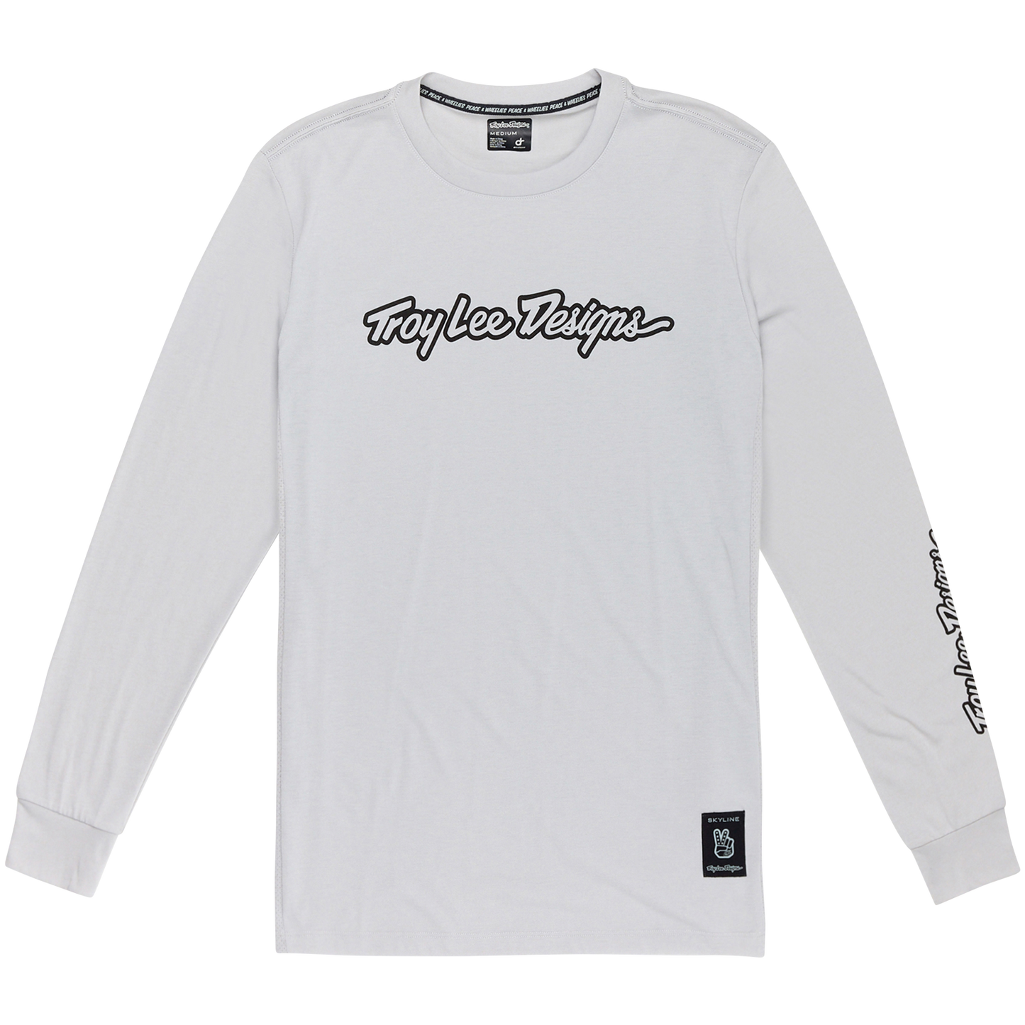 TROY LEE DESIGNS SKYLINE RIDE TEE SIGNATURE Jersey Lange Mouw Grijs 2025