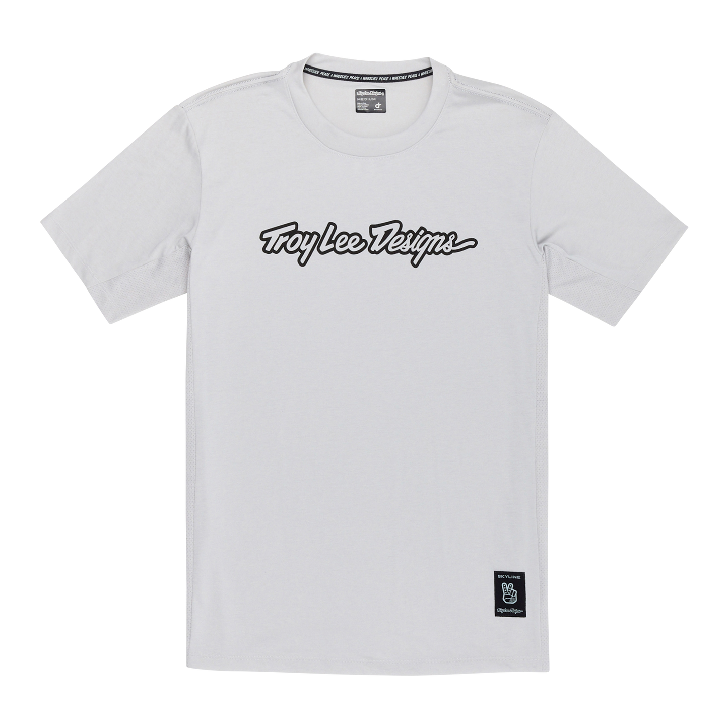 TROY LEE DESIGNS SKYLINE RIDE TEE SIGNATURE Jersey Korte Mouw Grijs 2025