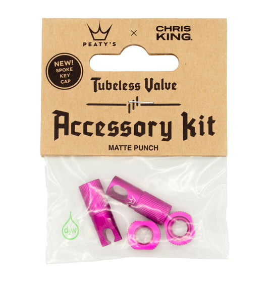 PEATY'S Roze Ventieldopjes en Nippels Kit