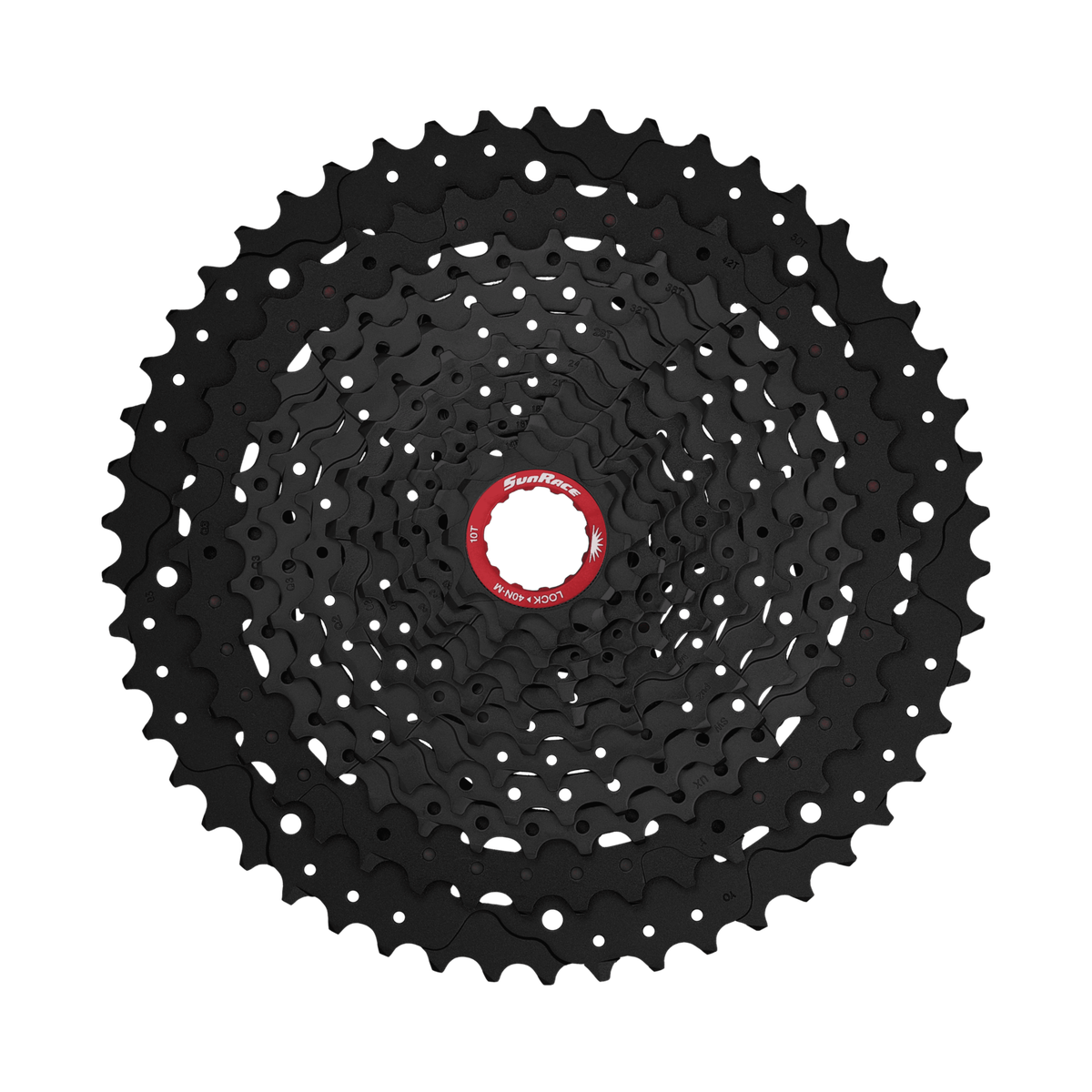 Cassette 12V SUNRACE CSMZ91 Compatibel Sram XD Zwart
